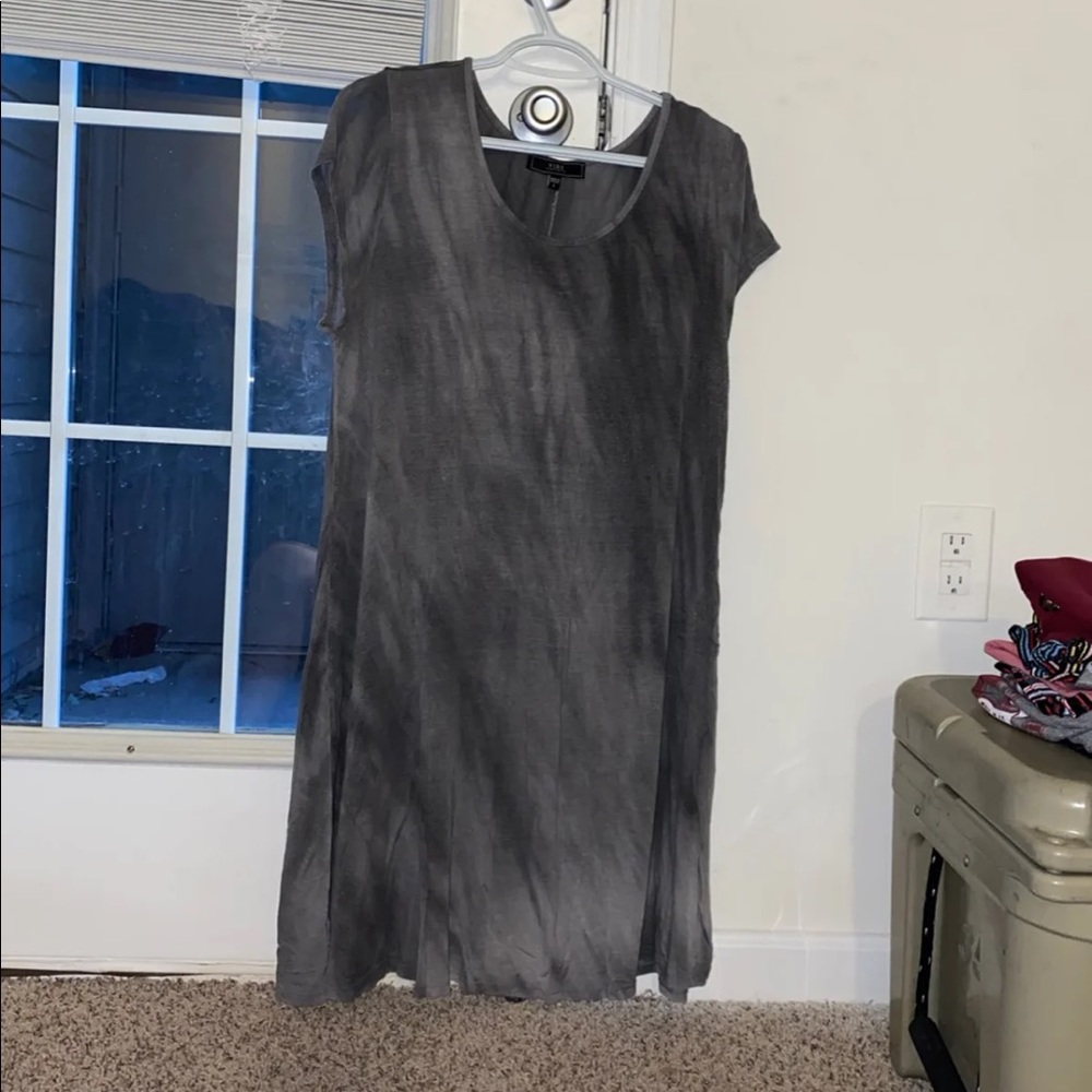 Grey T-shirt dress